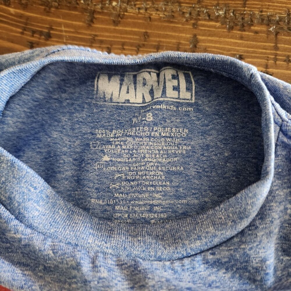 Marvel Captain America Boys Graphic T-shirt - Picture 10 of 11